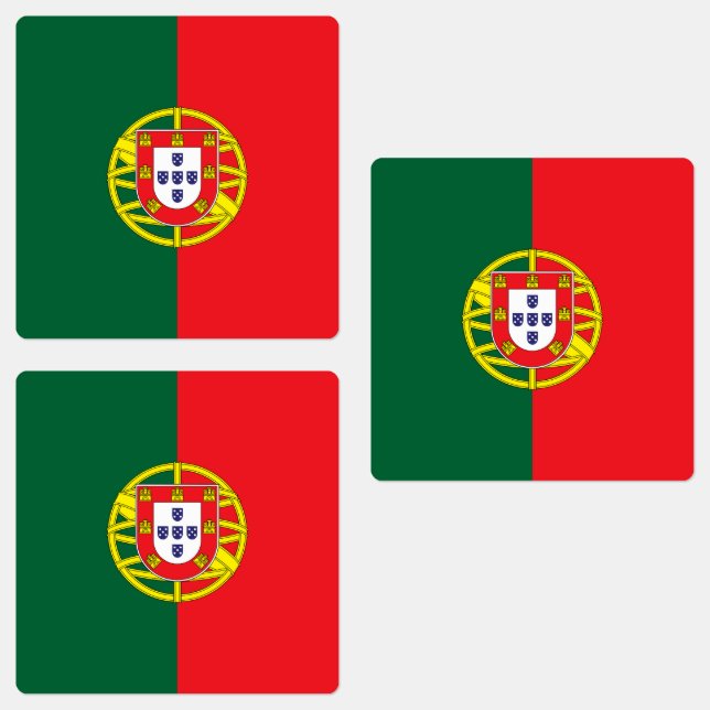 Étiquettes Drapeau du Portugal (Groupe)