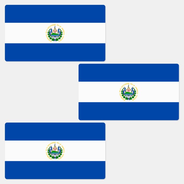 Étiquettes Drapeau El Salvador (Groupe)