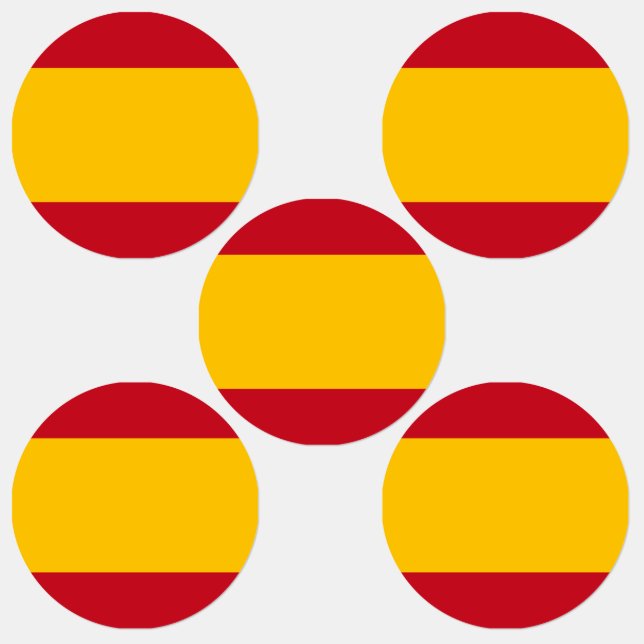 Étiquettes Drapeau espagnol (Groupe)