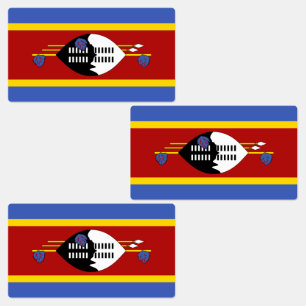 Étiquettes Drapeau Eswatini