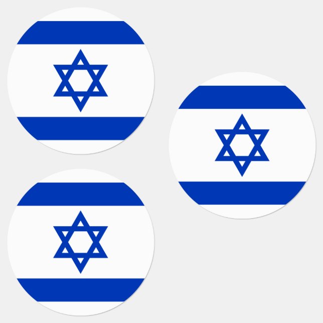 Étiquettes Drapeau israélien (Groupe)