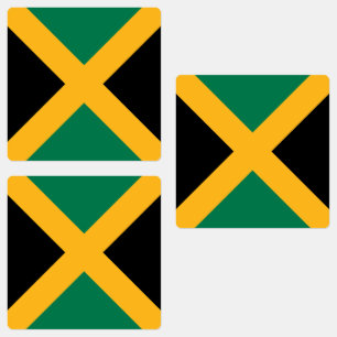 Étiquettes Drapeau Jamaïque