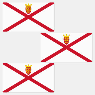 Étiquettes Drapeau Jersey