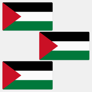 Étiquettes Drapeau palestinien