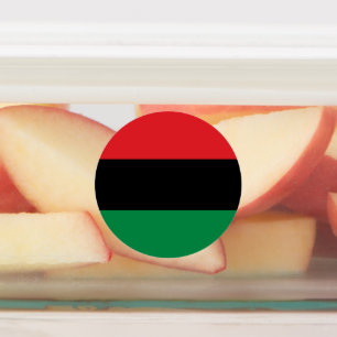 Étiquettes Drapeau panafricain UNIA