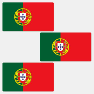Étiquettes Drapeau Portugal