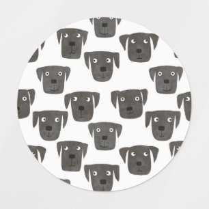 Étiquettes Drôle Black Labrador Retriever Chien