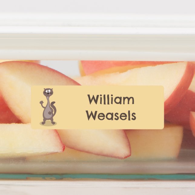 Étiquettes Drôle dessin animé en toile personnalisée (Apposé)