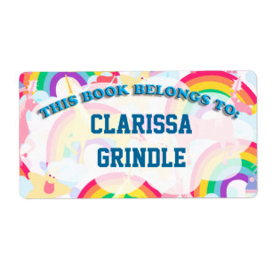 Étiquettes du livre arc-en-ciel