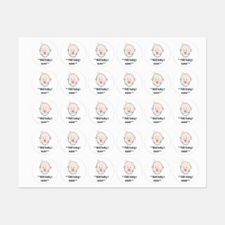 Étiquettes du nom de bébé/enfant