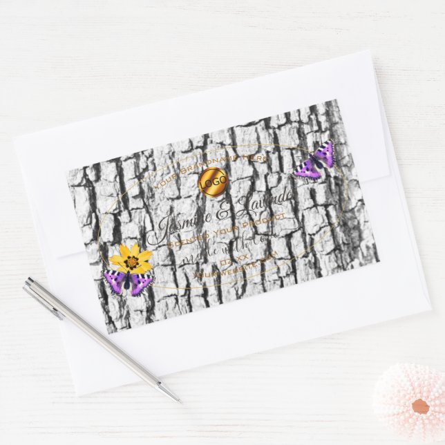 Étiquettes du produit  Ajouter un logo (Enveloppe)