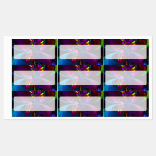 Étiquettes Élégant Classique Moderne Motif Floral #902 Mariag