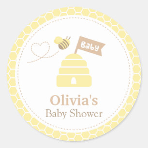 Étiquettes élégantes et mignonnes pour Baby Shower