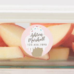 Étiquettes Emballages pour enfants imperméables à la crème gl