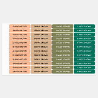 Étiquettes en fer ColorFlex