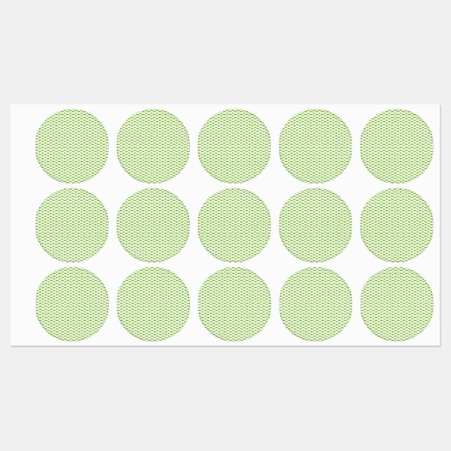 Étiquettes Ensemble de dossiers verts botaniques (Feuille)