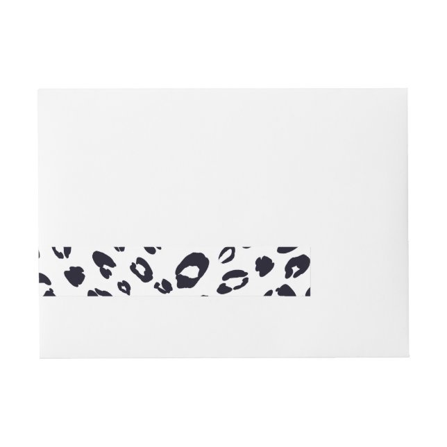 Étiquettes enveloppantes en carte d'impression léo (Devant)