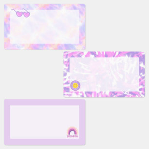 Étiquettes Etiquettes Autocollantes imperméables Tie Dye