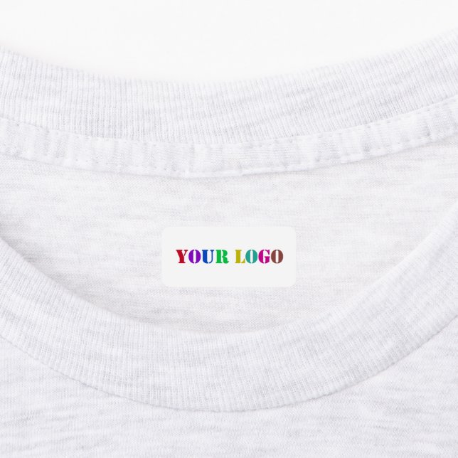 Étiquettes Exemple d'étiquettes commerciales avec logo d'entr (Apposé)