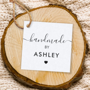 Étiquettes Fabriquées à la Main, Étiquette Cadeau 