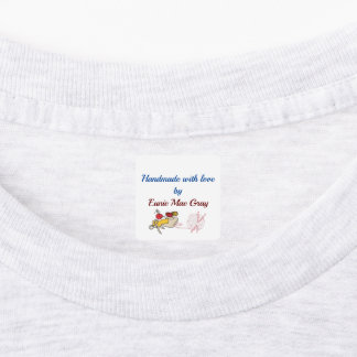 Étiquettes Fait à la main avec amour par