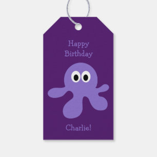 Étiquettes faites sur commande de cadeau de poulp