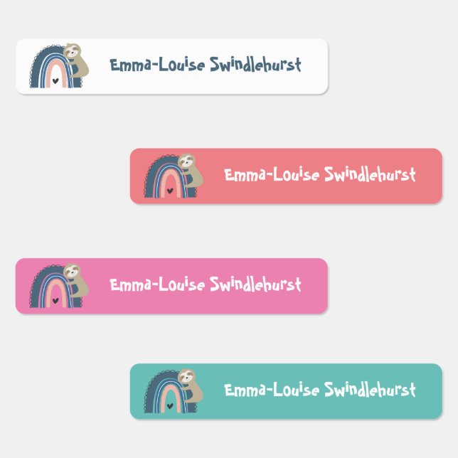 Étiquettes Fer de la mignonne fellation arc-en-ciel sur les v (Groupe)