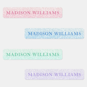 Étiquettes Fille Parties scintillant Chic moderne vêtements p