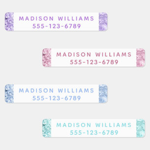 Étiquettes Fille Parties scintillant Chic moderne vêtements p