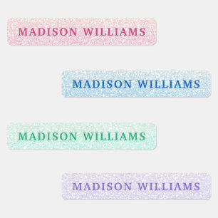 Étiquettes Fille Parties scintillant Chic moderne vêtements p