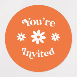 Étiquettes Filles Week-end Retro Bachelorette Party All In