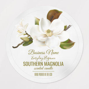 Étiquettes Fleur de Magnolia
