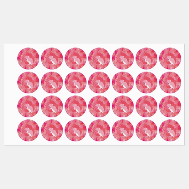 Étiquettes Fleur de vie (Feuille)
