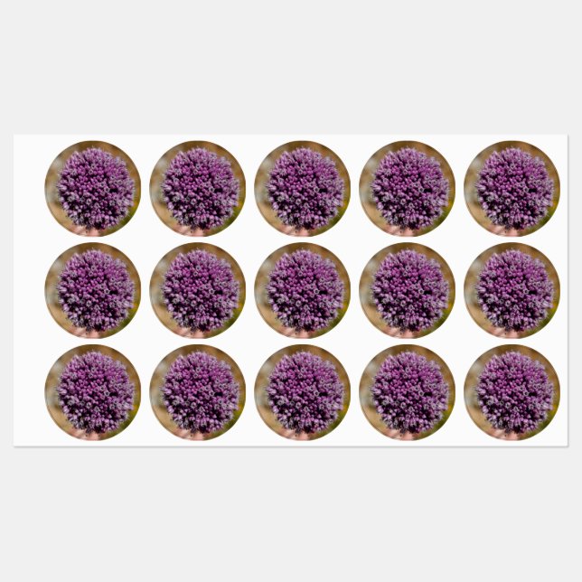 Étiquettes Fleur sauvage (Feuille)