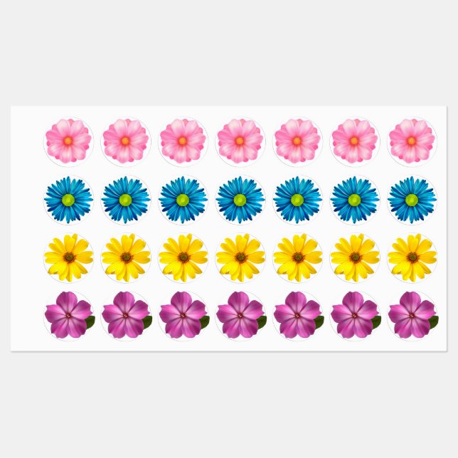 Étiquettes Fleurs à repasser (Feuille)
