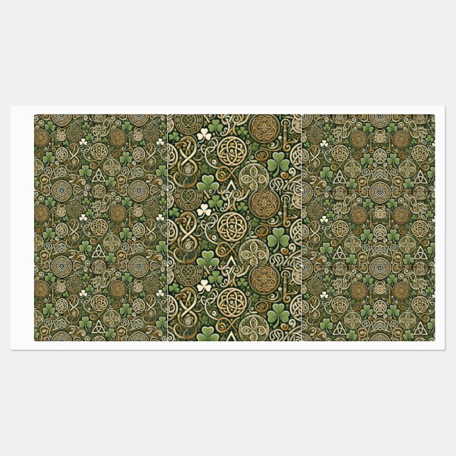 Étiquettes Floraison Celtique (Feuille)