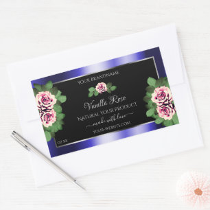 Étiquettes Floral Roses Rose