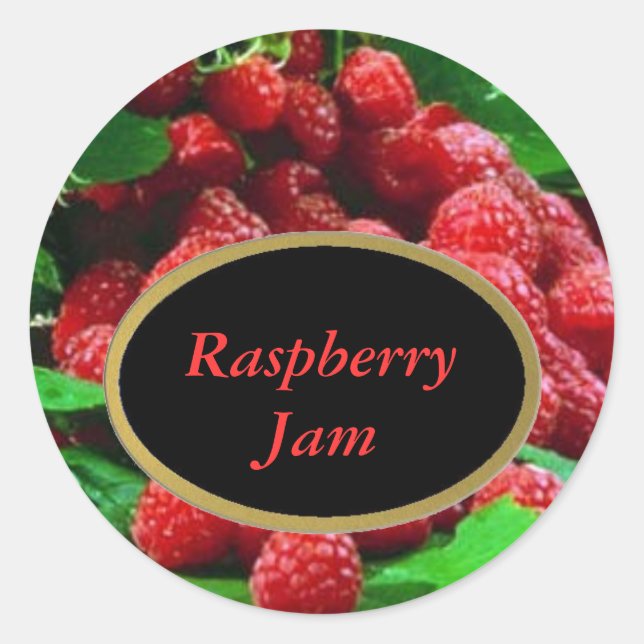 Étiquettes framboises (Devant)