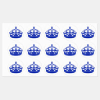 Gardez le bleu de la couronne calme