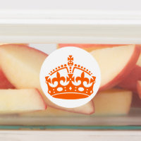 Gardez le calme Couronne orange