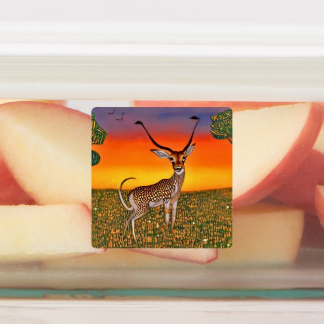 Étiquettes Gazelle au crépuscule (Apposé)