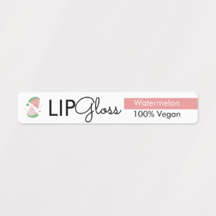 Étiquettes Gloss pour les lèvres moderne emballage de marque
