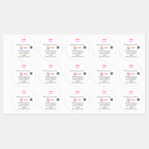 Étiquettes Google examen logo de l'entreprise Analyser QR exa