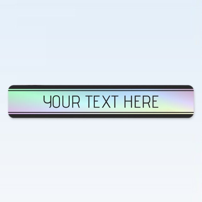 Étiquettes Gradient coloré moderne et texte modifiable (Créateur téléchargé)