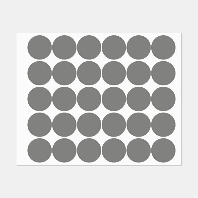 Étiquettes Gris de cuisse (couleur solide) (Feuille)