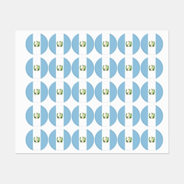 Étiquettes Guatemala (Feuille)