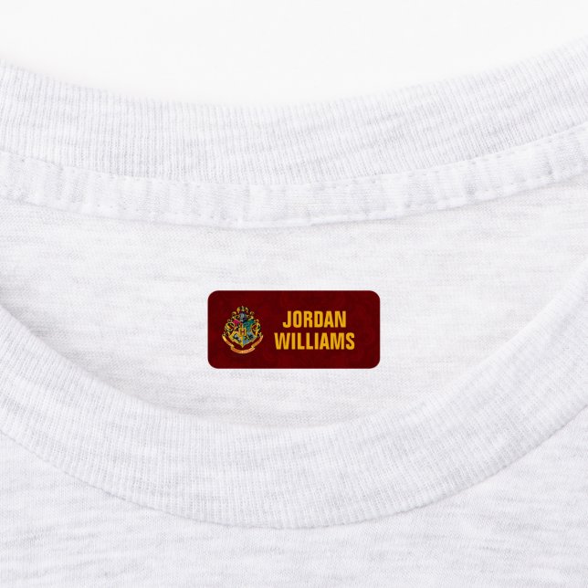 Étiquettes Harry Potter | Cimier de Poudlard - Complet (Apposé)