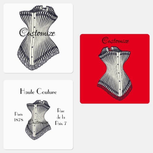 Étiquettes Haute Couture Corset Thunder_Cove (Groupe)