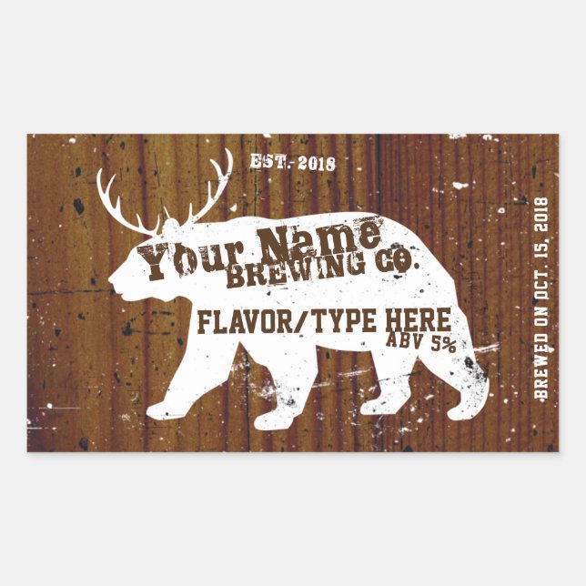 Étiquettes Homebrew personnalisables (Devant)