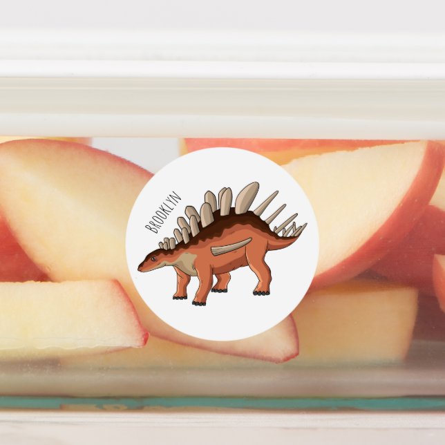 Étiquettes Illustration de Kentrosaurus (Apposé)